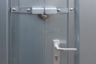BOS Einbruchsicherung für einteilige Tür für Schnellbau Container