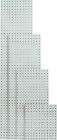 Bott Betriebseinrichtung Lochplatte 991 x 457 mm lichtgrau