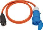 Brennenstuhl Adapterkabel CEE Adapterleitung mit Schutzkontakt Stecker und CEE Kupplung