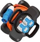 Brennenstuhl CEE 230V Camping Kabeltrommel X-Gum 10 m H07RN-F 3G2,5 in orange