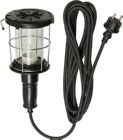 Brennenstuhl Handleuchte Werkstattlampe aus Hartgummi 5 m Kabel schwarz E27