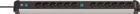 Brennenstuhl Premium-Alu-Line Steckdosenleiste 12-fach Steckerleiste 2 Schaltern 3 m Kabel