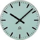 Bürk Mobatime Funk-Wanduhr Durchmesser 300 mm Schmalstrich