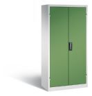 C+P Akkuladeschrank Comfort Serie 89 1950 x 930 x 500 mm lichtgrau resedagrün