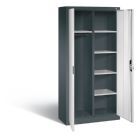 C+P Akten und Garderobenschrank Acurado in grau 930 x 400 x 1950 mm