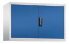 C+P Aufsatz Flügeltürenschrank Acurado 900 in enzianblau 1200 x 400 x 790 mm