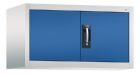 C+P Aufsatz Flügeltürenschrank Acurado 900 enzianblau 930 x 500 x 500 mm