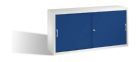 C+P Aufsatz Schiebetürenschrank Acurado 2000 enzianblau 1600 x 400 x 790 mm