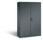 C+P Drehtürenschrank Acurado verstärkte Türen dunkelgrau 1200 x 500 x 1950 mm