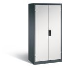 C+P Büro Drehtürenschrank Acurado lichtgrau 930 x 600 x 1950 mm