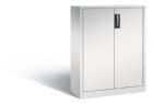 C+P Büro Drehtürenschrank Acurado abschließbar lichtgrau 930 x 400 x 1200 mm