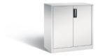 C+P Büro Drehtürenschrank Acurado 3 Riegel Verschluss lichtgrau 930 x 500 x 1000 mm