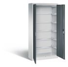 C+P Büro Drehtürenschrank mit Stahltüren in anthrazit 930 x 400 x 1950 mm