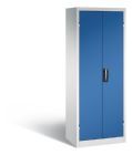 C+P Büro Drehtürenschrank flexible Einrichtung enzianblau 700 x 500 x 1950 mm