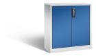 C+P Büro Drehtürenschrank Acurado 1 Fachboden enzianblau 930 x 400 x 1000 mm