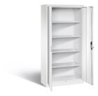 C+P Büro Drehtürenschrank Acurado mit 4 Einlegeböden weiß 930 x 400 x 1950 mm