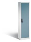 C+P Büro Drehtürenschrank Acurado 1 Tür horizontblau 502 x 400 x 1950 mm