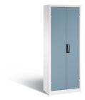 C+P Büro Drehtürenschrank Acurado bis 70 kg horizontblau 700 x 400 x 1950 mm