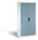 C+P Drehtürenschrank Acurado verstärkte Türen in horizontblau 930 x 400 x 1950 mm