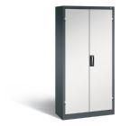 C+P Büro Drehtürenschrank 21 Fächer Acurado grau hellgrau 930 x 400 x 1950 mm