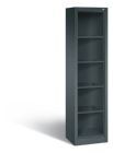 C+P Büroregal mit Rückwand Acurado anthrazit 502 x 400 x 1950 mm