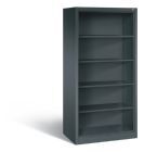 C+P Büroregal mit Rückwand und 4 Einlegeböden anthrazit 930 x 600 x 1950 mm