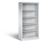 C+P Büroregal mit 4 Fachböden Acurado lichtgrau 930 x 500 x 1950 mm