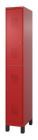 C+P Doppelstöckiger Feuerwehrspind Flexo feuerrot 300 x 500 x 1850 mm