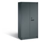 C+P Feuergeschützter Flügeltürenschrank Certos 1950 x 930 x 500 mm anthrazit grau