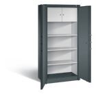 C+P Feuergeschützter Flügeltürenschrank Certos 1950 x 930 x 500 mm anthrazit lichtgr