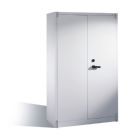 C+P Feuergeschützter Flügeltürenschrank Certos H 1950 x B 1200 x T 500 mm lichtgrau