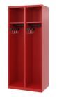 C+P Feuerwehrspind Evolo Expert 2 Abteile feuerrot 800 x 500 x 1850 mm