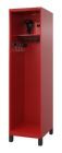 C+P Feuerwehrspind Flexo 1 offenes Abteil in feuerrot 500 x 600 x 1850 mm