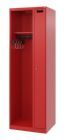 C+P Feuerwehrspind Evolo Kombi mit Edelstahlhaken feuerrot 600 x 500 x 1850 mm