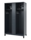 C+P Feuerwehrspind Evolo Modell MAXI 2 Abteile 1850 x 1200 x 500 mm anthrazit