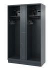 C+P Feuerwehrspind Evolo Modell MAXI 2 Abteile 1850 x 1200 x 500 mm anthrazit