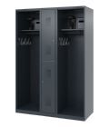 C+P Feuerwehrspind Evolo Modell MAXI 2 Abteile 1850 x 1300 x 500 mm anthrazit
