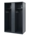 C+P Feuerwehrspind Evolo Modell MAXI 2 Abteile 1850 x 1200 x 600 mm anthrazit