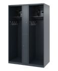 C+P Feuerwehrspind Evolo Modell MAXI 2 Abteile 1850 x 1200 x 600 mm anthrazit