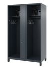 C+P Feuerwehrspind Evolo Modell MAXI 2 Abteile 1850 x 1200 x 600 mm anthrazit