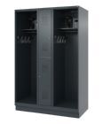 C+P Feuerwehrspind Evolo Modell MAXI 2 Abteile 1850 x 1300 x 600 mm anthrazit