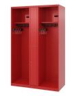 C+P Feuerwehrspind Maxi 2 offene Abteile feuerrot 1200 x 500 x 1850 mm