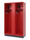 C+P Feuerwehrspind Evolo Modell MAXI 2 Abteile 1950 x 1200 x 500 mm feuerrot