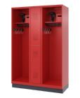 C+P Feuerwehrspind Evolo Modell MAXI 2 Abteile 1950 x 1300 x 500 mm feuerrot