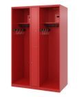 C+P Feuerwehrspind Evolo Modell MAXI 2 Abteile 1850 x 1200 x 600 mm feuerrot