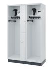 C+P Feuerwehrspind Evolo Modell MAXI 2 Abteile 1850 x 1200 x 500 mm lichtgrau