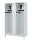C+P Feuerwehrspind Evolo Modell MAXI 2 Abteile 1850 x 1200 x 600 mm lichtgrau