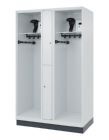 C+P Feuerwehrspind Evolo Modell MAXI 2 Abteile 1850 x 1200 x 600 mm in lichtgrau
