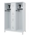C+P Feuerwehrspind Evolo Modell MAXI 2 Abteile 1850 x 1300 x 600 mm lichtgrau
