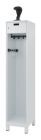 C+P Feuerwehrspind Evolo Praktus 1 Abteil hellgrau 400 x 500 x 1850 mm